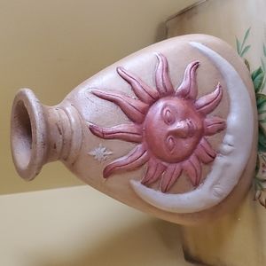 Sun and moon vase